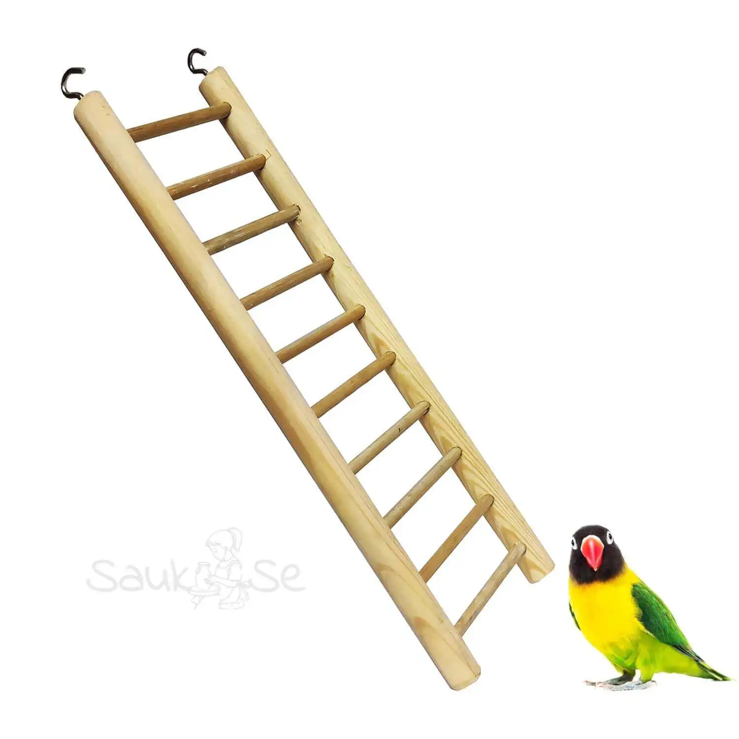 Natural Wooden Ladder For Birds