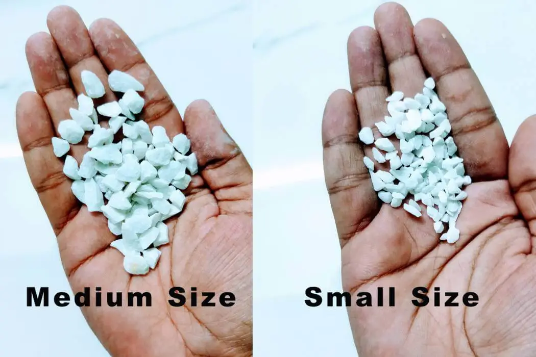 White Stone Marble Chips for Aquarium